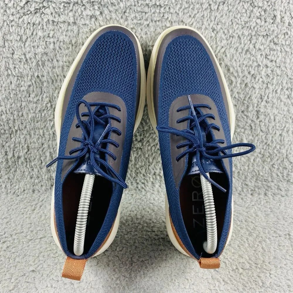Cole Haan Zerogrand Omni Stitchlite Knit Sneakers Mens 7M Navy Blue C34656